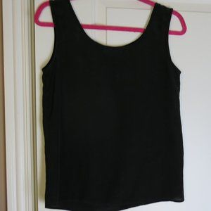 Black Royal Silk Tank Vintage